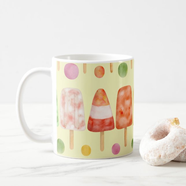 Fruir Popcicles Coffee Mug (With Donut)
