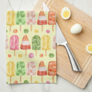 Fruir Popcicles Tea Towel