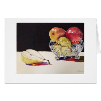 fruit and Crystal card by Mary Dunham Walters