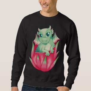 Fruit And Dragon Baby Cute Mythological Fantasy Sweatshirt