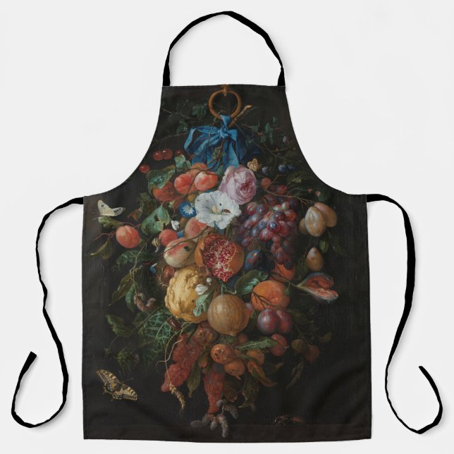 FRUIT AND FLOWERS by JAN DAVIDSZ DE HEEM Apron (Front)