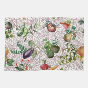 Fruit and leaf cookware tea towel