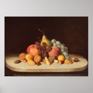 Fruit and Nuts - Robert Duncanson Fine Art Poster
