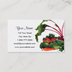Fruit and Vegetable 3 Business Cards