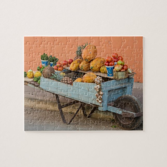 Fruit and vegetable cart, Cuba Jigsaw Puzzle (Horizontal)
