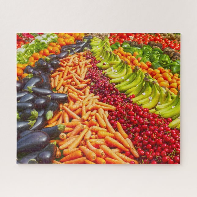 Fruit and Vegetable Collection Jigsaw Puzzle (Horizontal)
