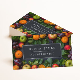 Fruit and Vegetable Farmer Nutrition Dietitian Business Card
