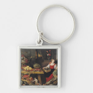 Fruit and Vegetable Market Key Ring