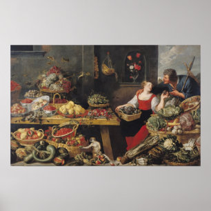 Fruit and Vegetable Market Poster