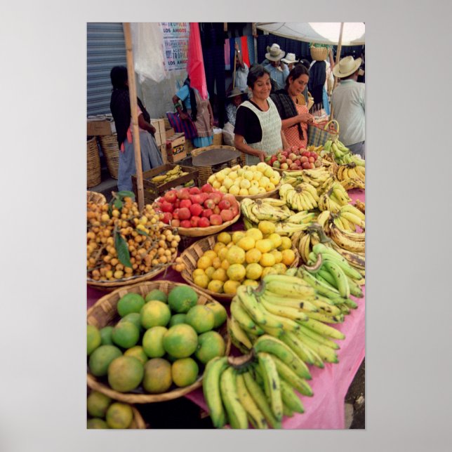 Fruit and vegetable stall poster (Front)