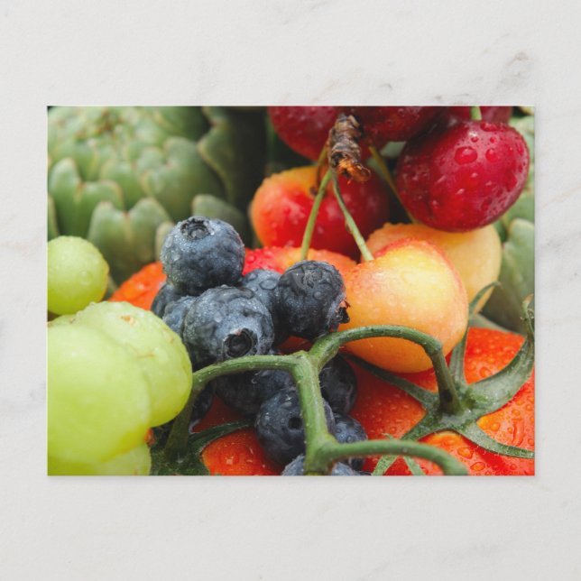 Fruit and Vegetables Postcard (Front)