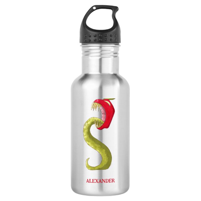Fruit  Apple Monster Children 710 Ml Water Bottle (Front)