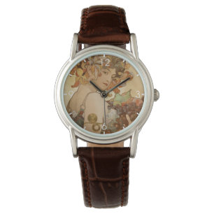 Fruit (Art Nouveau) (Female Portrait) (Fruits) Watch