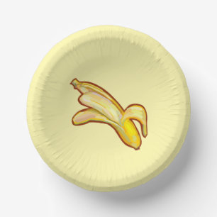 Fruit Bananas Banana Paper Plate