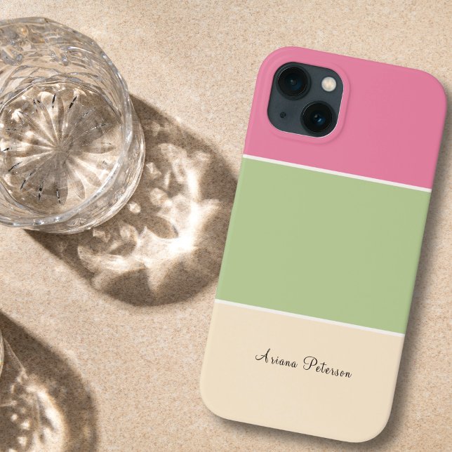 Fruit Basket Colour Script Horizontal Srtipe Case-Mate iPhone Case (Creator Uploaded)