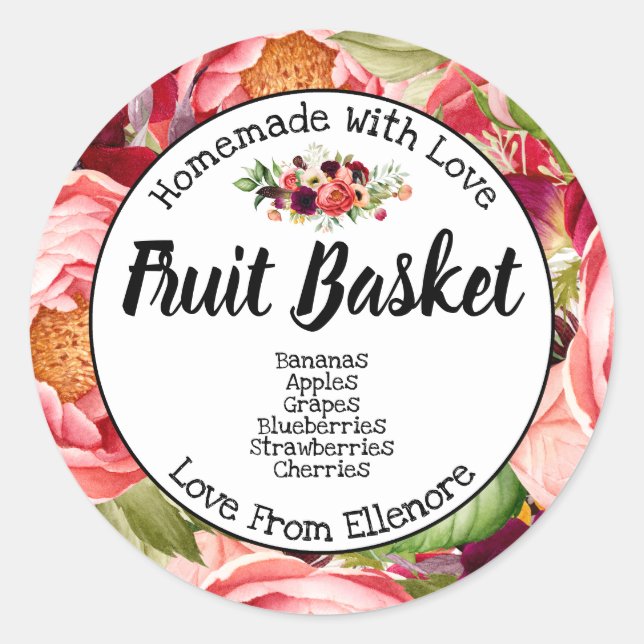 Fruit Basket Label (Front)