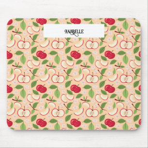 Fruit Basket Pattern Collection - Apples Mouse Pad