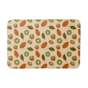 Fruit Basket Pattern Collection - Kiwi Bath Mat