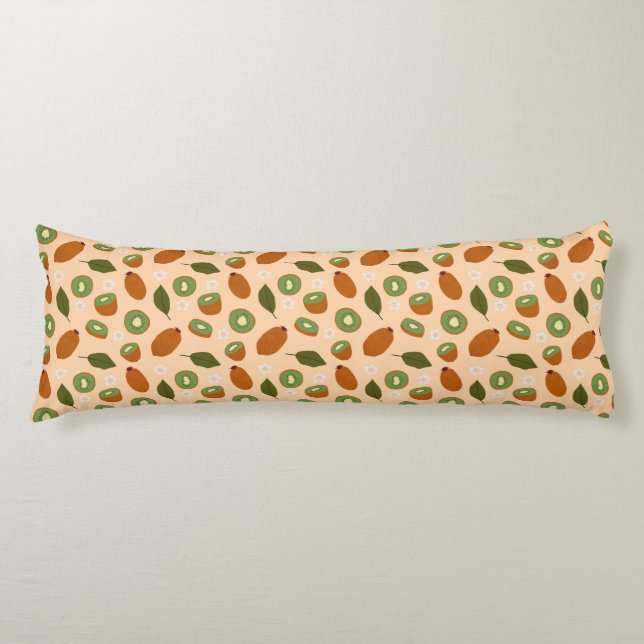 Fruit Basket Pattern Collection - Kiwi Body Cushion (Front)