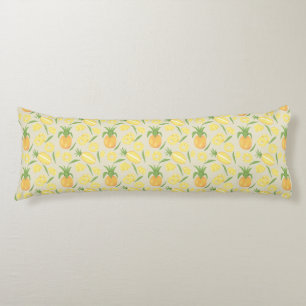 Fruit Basket Pattern Collection - Pineapples Body Cushion