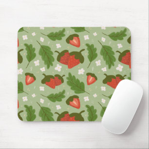 Fruit Basket Pattern Collection - Strawberries  Mouse Pad