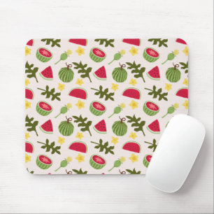 Fruit Basket Pattern Collection - Watermelon Mouse Pad