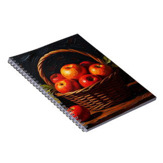 Fruit Basket Still Life Photo Notebook