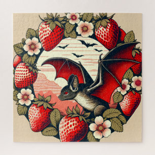Fruit Bat Cutie Pie Fruity Bats                    Jigsaw Puzzle