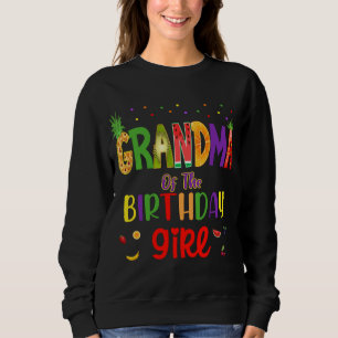 Fruit Birthday Tropical Theme Party Matching Famil Sweatshirt
