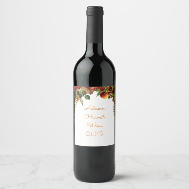 Fruit Border Wine Labels (Front)