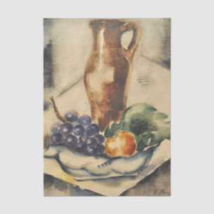 Fruit Bowl and Can on a Table by Else Berg Tissue Paper