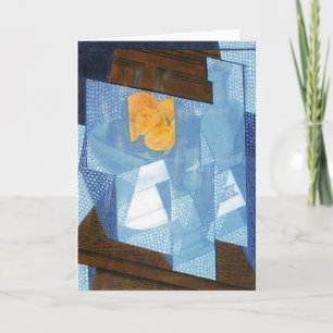 Fruit Bowl by Juan Gris, Vintage Cubism Still Life Card
