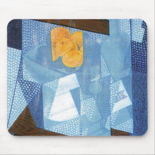 Fruit Bowl by Juan Gris, Vintage Cubism Still Life Mouse Pad