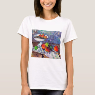 Fruit bowl, Glass and Apples, Cezanne T-Shirt