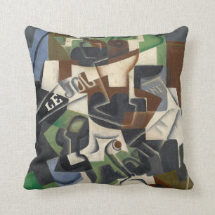 Fruit Bowl, Pipe and Journal, 1917 Cushion