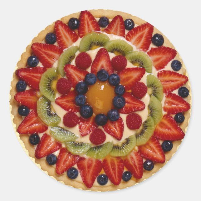 Fruit Cake Classic Round Sticker (Front)