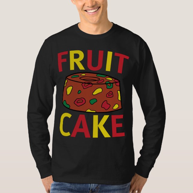 Fruit Cake Funny Christmas T-Shirt (Front)