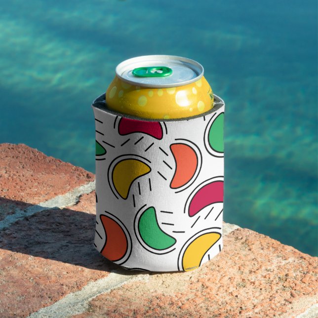Fruit Candy Shapes Pattern Can Cooler (In Situ Pool)