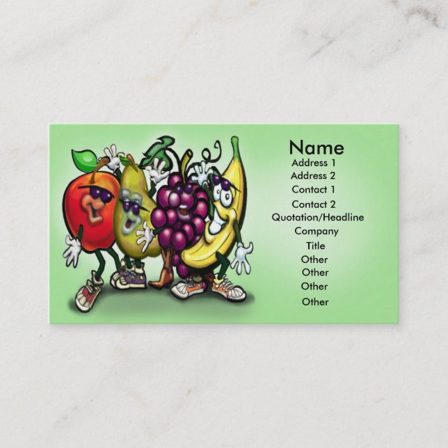 Fruit Card (Front)