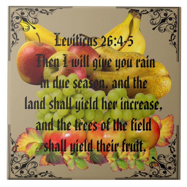 FRUIT CERAMIC TILE (Front)