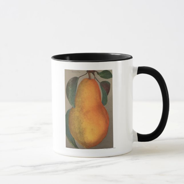 Fruit Chromo Lithograph of Bartlett Pear Mug (Right)