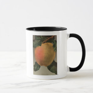 Fruit Chromo Lithograph of Belleflower Apple Mug