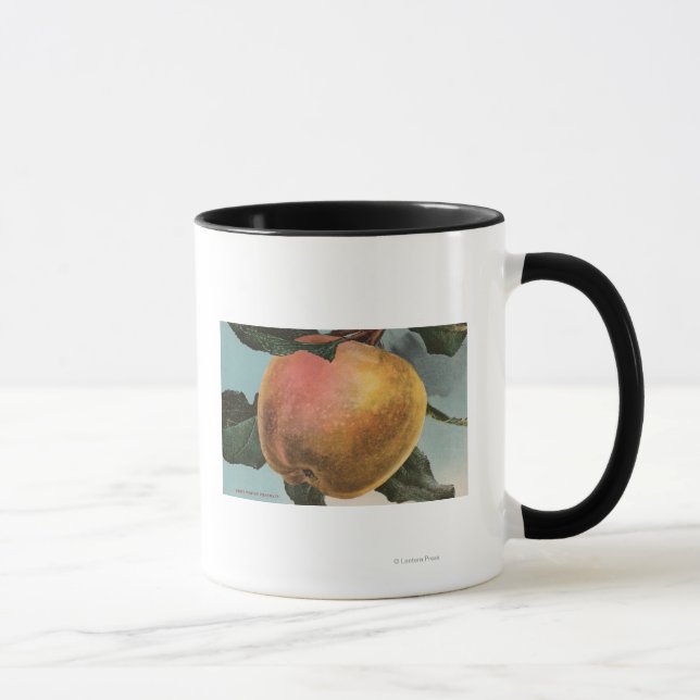 Fruit Chromo Lithograph of White Winter Pearmain Mug (Right)