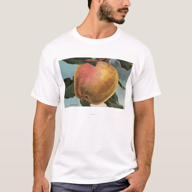 Fruit Chromo Lithograph of White Winter Pearmain T-Shirt (Front)