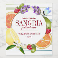 Fruit Citrus Sangria Wedding