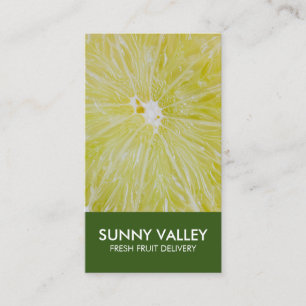 Fruit Closeup Retail Wholesale Business Card