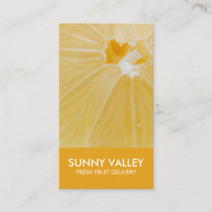 Fruit Closeup Retail Wholesale Business Card