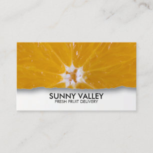 Fruit Closeup Retail Wholesale Business Card