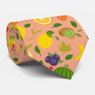 Fruit Cocktail Fresh Healthy Plant Based Food Tie