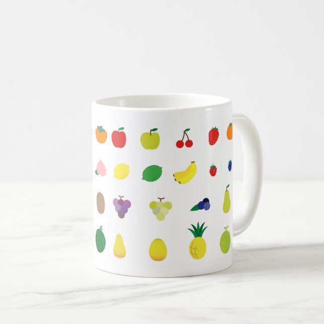 fruit coffee mug (Front Right)